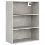 betonszürke függő faliszekrény 69,5 x 32,5 x 90 cm