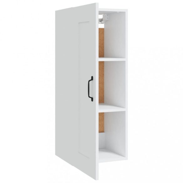 fehér szerelt fa függőszekrény 35 x 34 x 90 cm