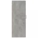 betonszürke szerelt fa függőszekrény 35 x 34 x 90 cm