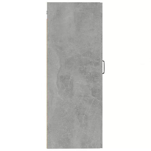 betonszürke szerelt fa függőszekrény 35 x 34 x 90 cm
