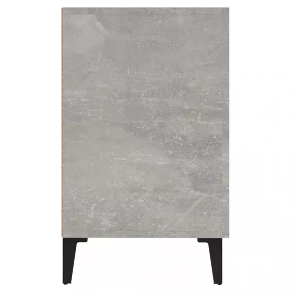 betonszürke szerelt fa tálalószekrény 100 x 36 x 60 cm