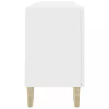 fehér szerelt fa TV-szekrény 150 x 30 x 50 cm