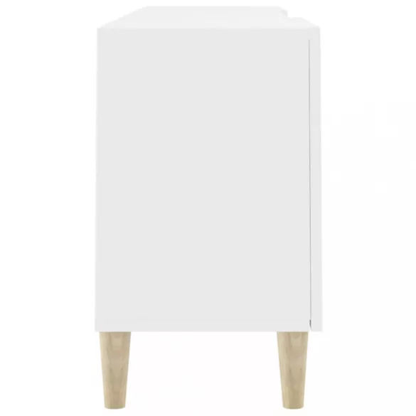 fehér szerelt fa TV-szekrény 150 x 30 x 50 cm