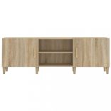 sonoma tölgy színű szerelt fa TV-szekrény 150 x 30 x 50 cm