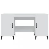 fehér szerelt fa íróasztal 140 x 50 x 75 cm