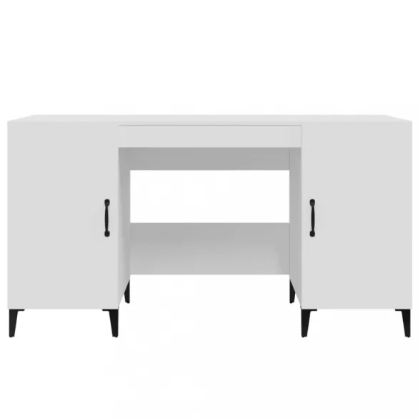 fehér szerelt fa íróasztal 140 x 50 x 75 cm