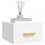 fehér falra szerelhető éjjeliszekrény 35 x 35 x 20 cm