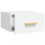 fehér falra szerelhető éjjeliszekrény 35 x 35 x 20 cm