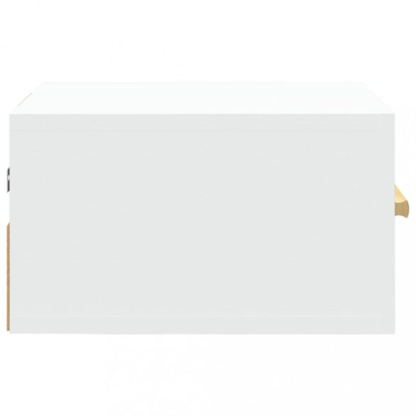 2 db fehér falra szerelhető éjjeliszekrény 35x35x20 cm