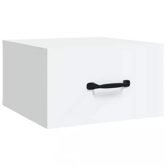 fehér falra szerelhető éjjeliszekrény 35x35x20 cm
