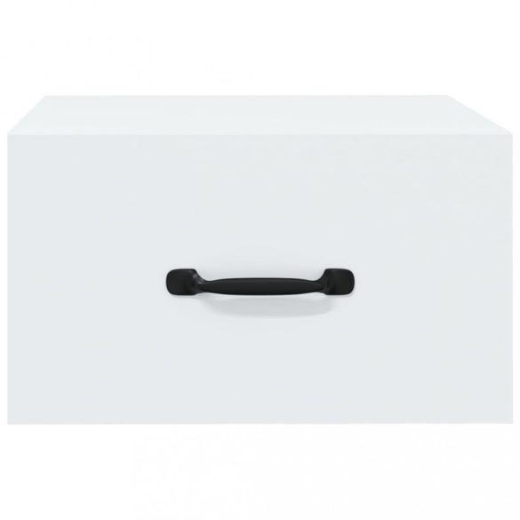 2 db fehér falra szerelhető éjjeliszekrény 35x35x20 cm