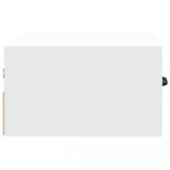 2 db fehér falra szerelhető éjjeliszekrény 35x35x20 cm