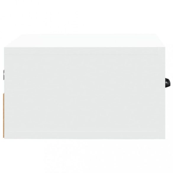 2 db fehér falra szerelhető éjjeliszekrény 35x35x20 cm