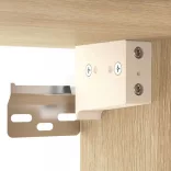 sonoma tölgy színű falra szerelhető éjjeliszekrény 35x35x20 cm