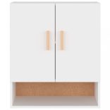 fehér szerelt fa faliszekrény 60 x 31 x 70 cm