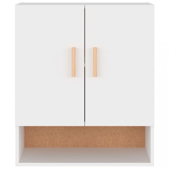 fehér szerelt fa faliszekrény 60 x 31 x 70 cm