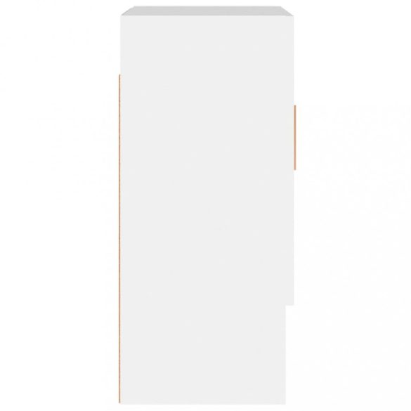 fehér szerelt fa faliszekrény 60 x 31 x 70 cm