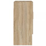 sonoma tölgy színű szerelt fa faliszekrény 60 x 31 x 70 cm