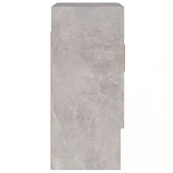 betonszürke szerelt fa faliszekrény 60 x 31 x 70 cm