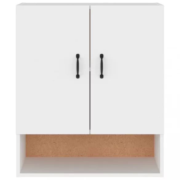 fehér szerelt fa faliszekrény 60 x 31 x 70 cm