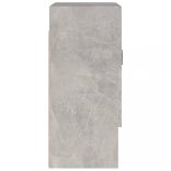 betonszürke szerelt fa faliszekrény 60 x 31 x 70 cm