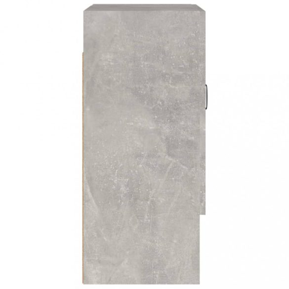 betonszürke szerelt fa faliszekrény 60 x 31 x 70 cm