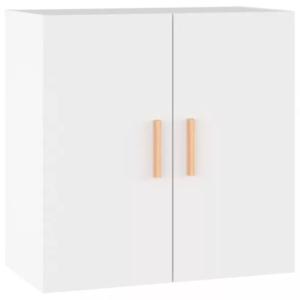 fehér szerelt fa faliszekrény 60 x 30 x 60 cm