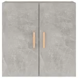 betonszürke szerelt fa faliszekrény 60 x 30 x 60 cm