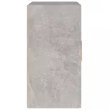 betonszürke szerelt fa faliszekrény 60 x 30 x 60 cm