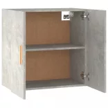 betonszürke szerelt fa faliszekrény 60 x 30 x 60 cm