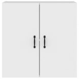 fehér szerelt fa faliszekrény 60 x 31 x 60 cm