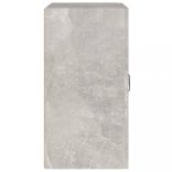 betonszürke szerelt fa faliszekrény 60 x 31 x 60 cm