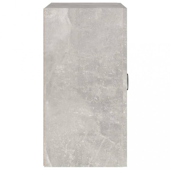 betonszürke szerelt fa faliszekrény 60 x 31 x 60 cm