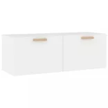 fehér szerelt fa faliszekrény 100 x 36,5 x 35 cm