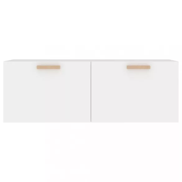 fehér szerelt fa faliszekrény 100 x 36,5 x 35 cm