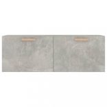 betonszürke szerelt fa faliszekrény 100 x 36,5 x 35 cm