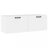 fehér szerelt fa faliszekrény 100 x 36,5 x 35 cm