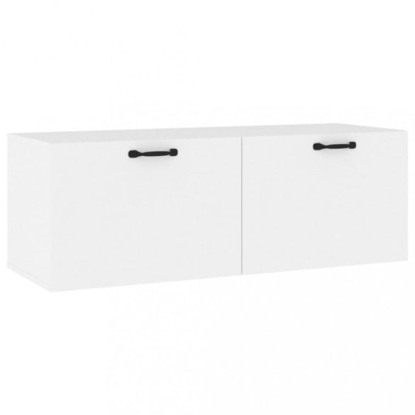 fehér szerelt fa faliszekrény 100 x 36,5 x 35 cm