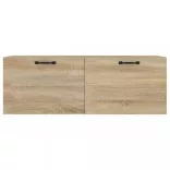 sonoma tölgy színű szerelt fa faliszekrény 100 x 36,5 x 35 cm