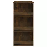 füstös tölgy színű bárasztal tárolópolccal 102 x 50 x 103,5 cm