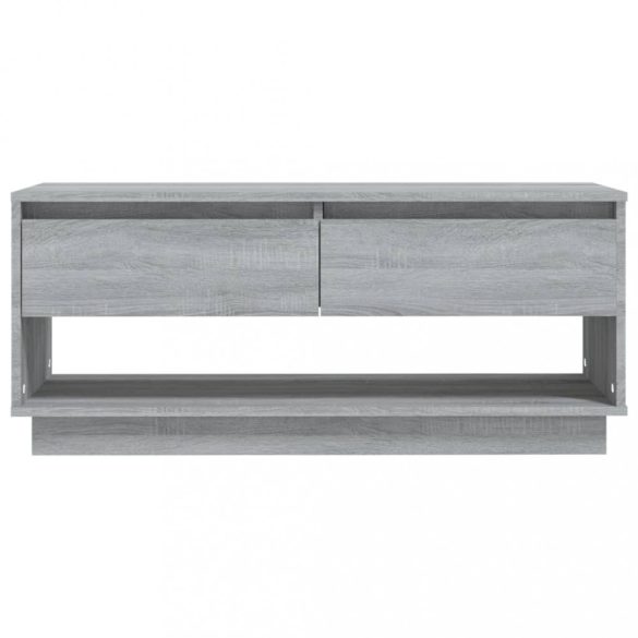 szürke sonoma színű szerelt fa TV-szekrény 102x41x44 cm