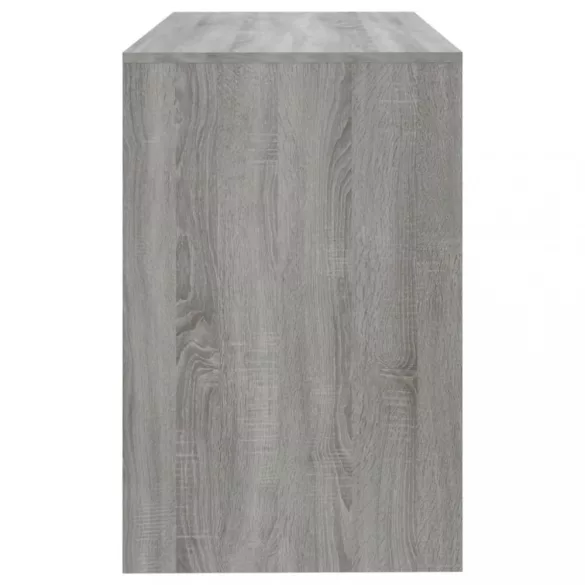 szürke sonoma színű szerelt fa íróasztal 101x50x76,5 cm