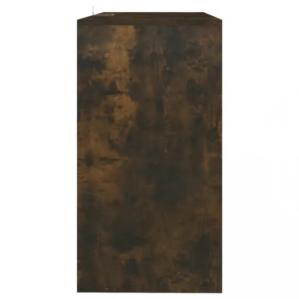 füstös tölgy színű szerelt fa dohányzóasztal 89x41x76,5 cm