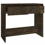füstös tölgy színű szerelt fa dohányzóasztal 89x41x76,5 cm
