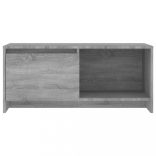 szürke sonoma színű szerelt fa TV-szekrény 90x35x40 cm
