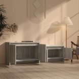 szürke sonoma szerelt fa TV-szekrény 146,5x35x50 cm