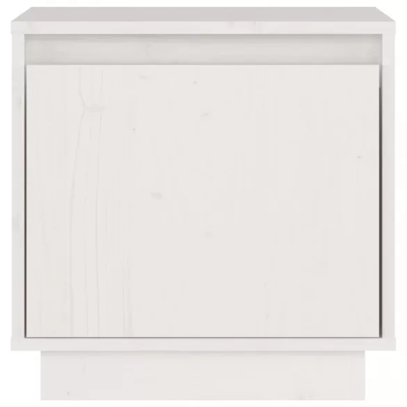 fehér tömör fenyőfa éjjeliszekrény 40 x 30 x 40 cm