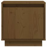 2 darab mézbarna tömör fenyőfa éjjeliszekrény 40 x 30 x 40 cm