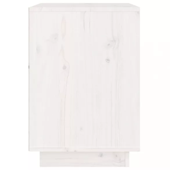 fehér tömör fenyőfa éjjeliszekrény 40 x 35 x 50 cm