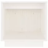 fehér tömör fenyőfa éjjeliszekrény 40 x 30 x 40 cm